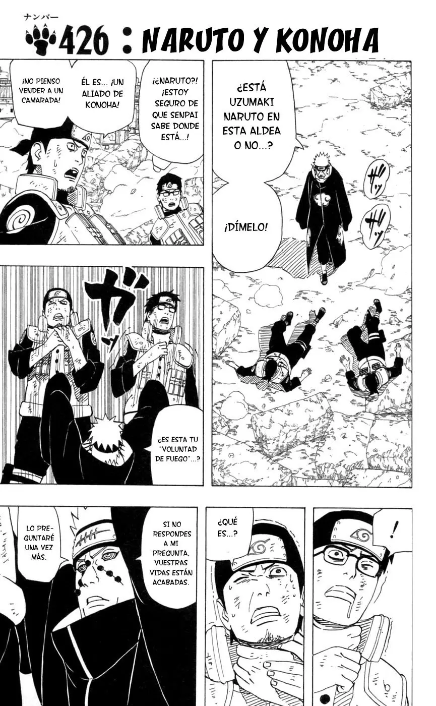 Naruto capítulo 426, página 1