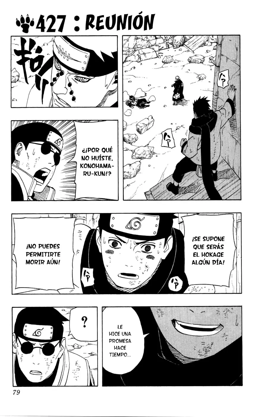 Naruto capítulo 427, página 1