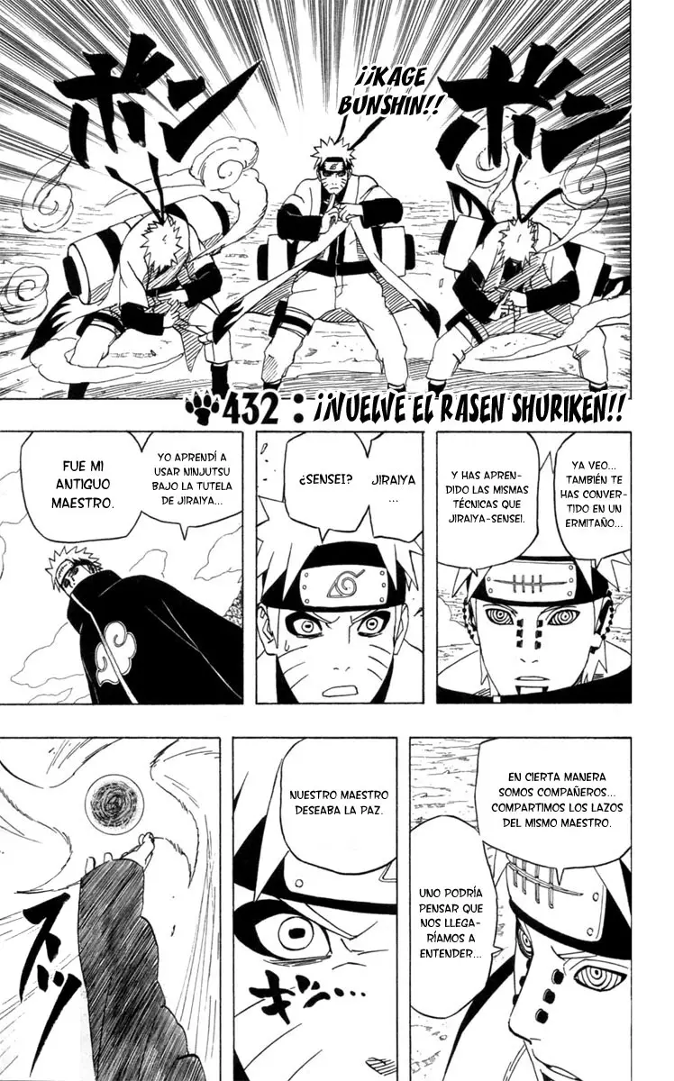 Naruto capítulo 432, página 1