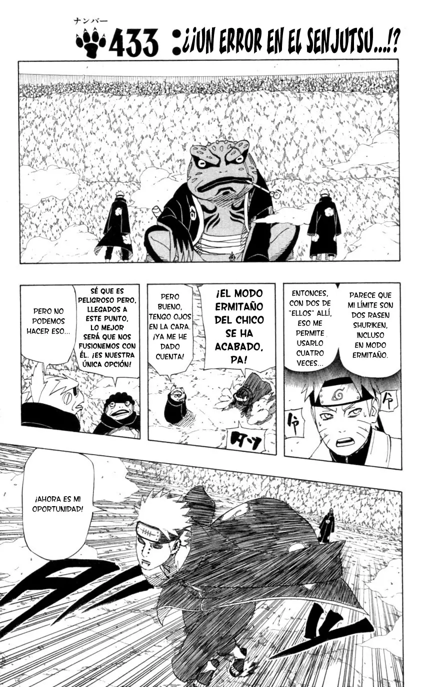 Naruto capítulo 433, página 1