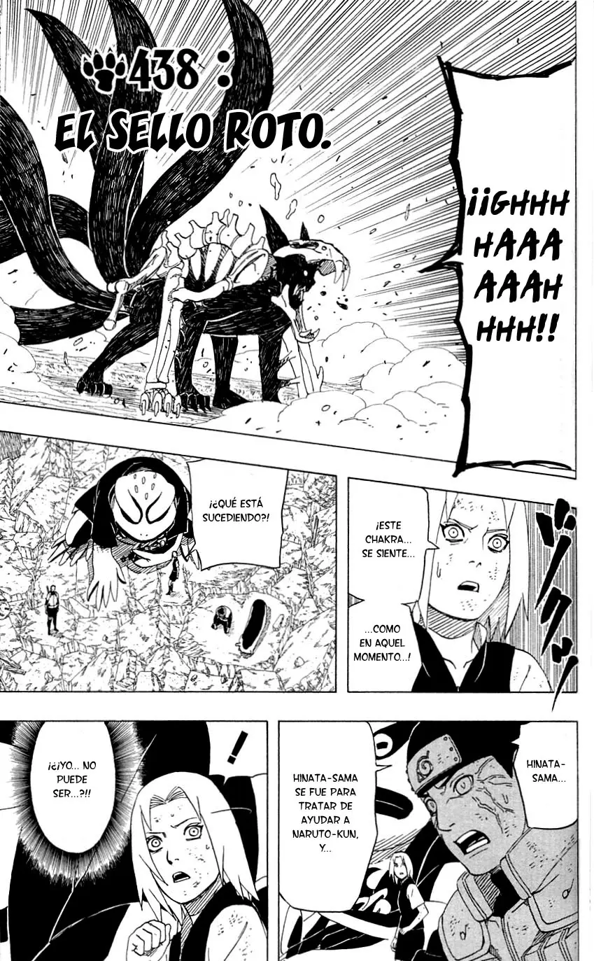 Naruto capítulo 438, página 1