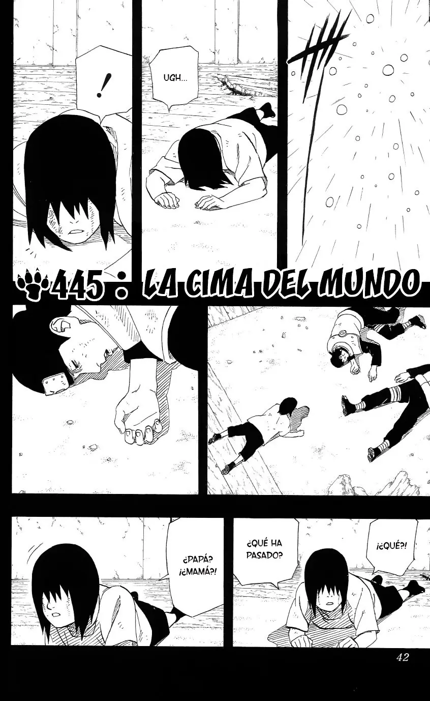 Naruto capítulo 445, página 1