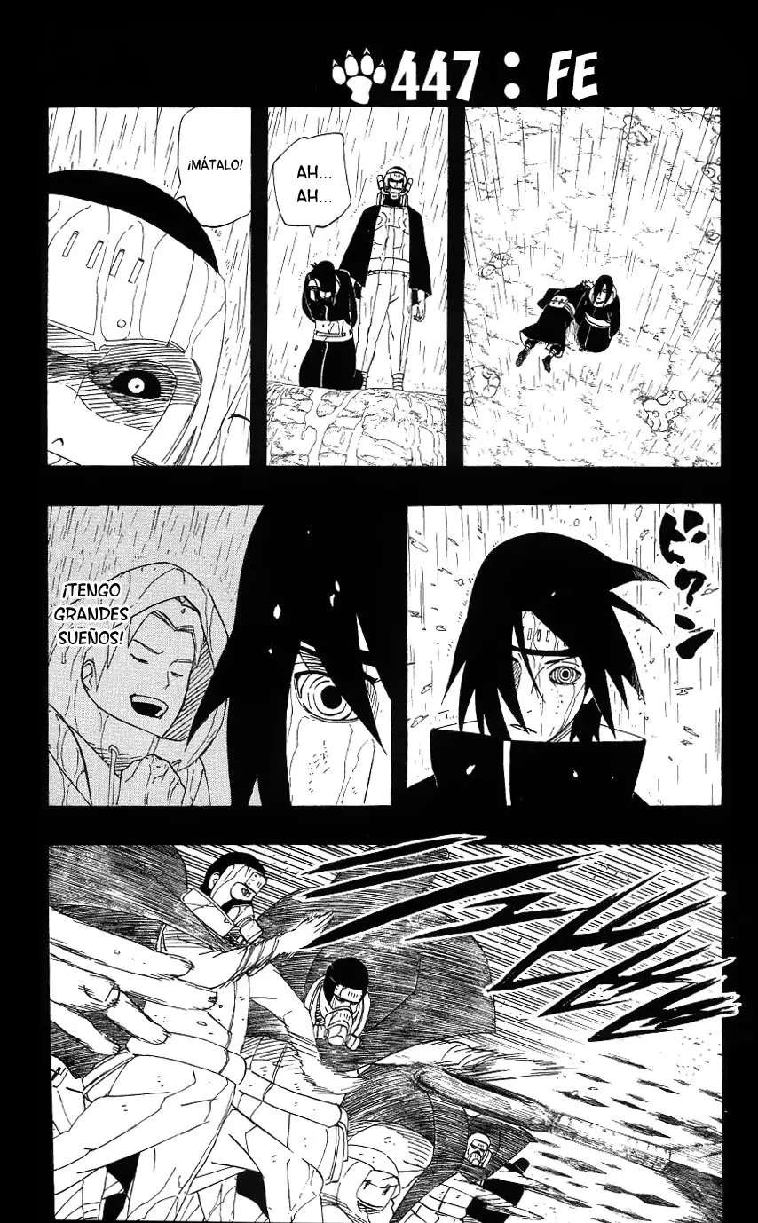 Naruto capítulo 447, página 1