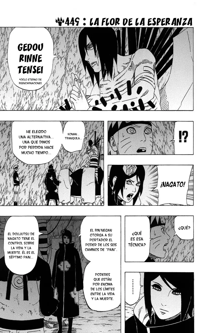 Naruto capítulo 449, página 1