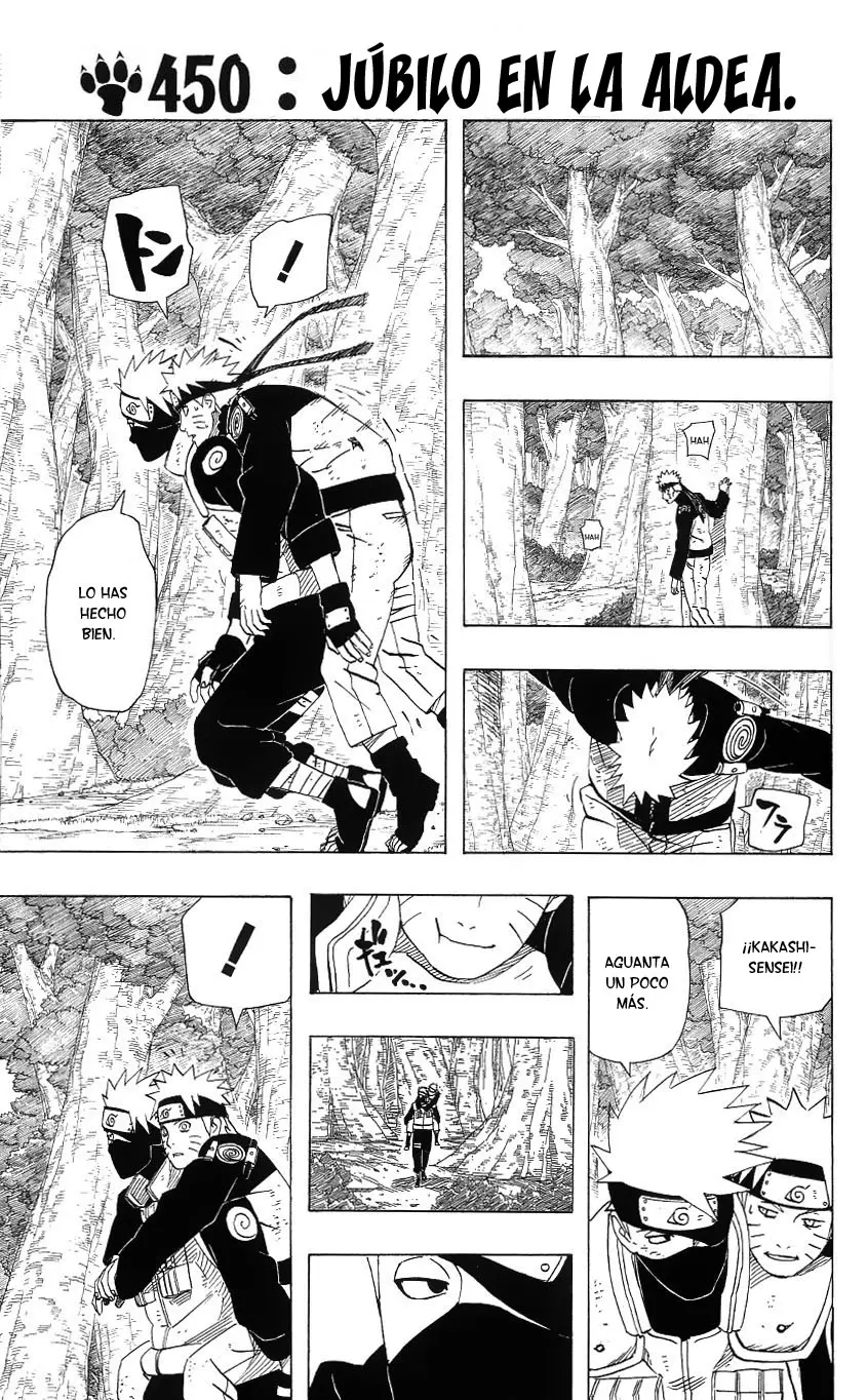 Naruto capítulo 450, página 1