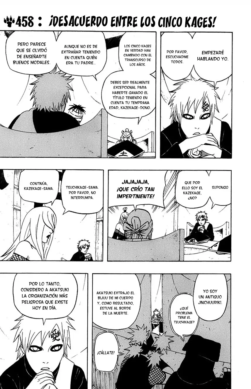 Naruto capítulo 458, página 1