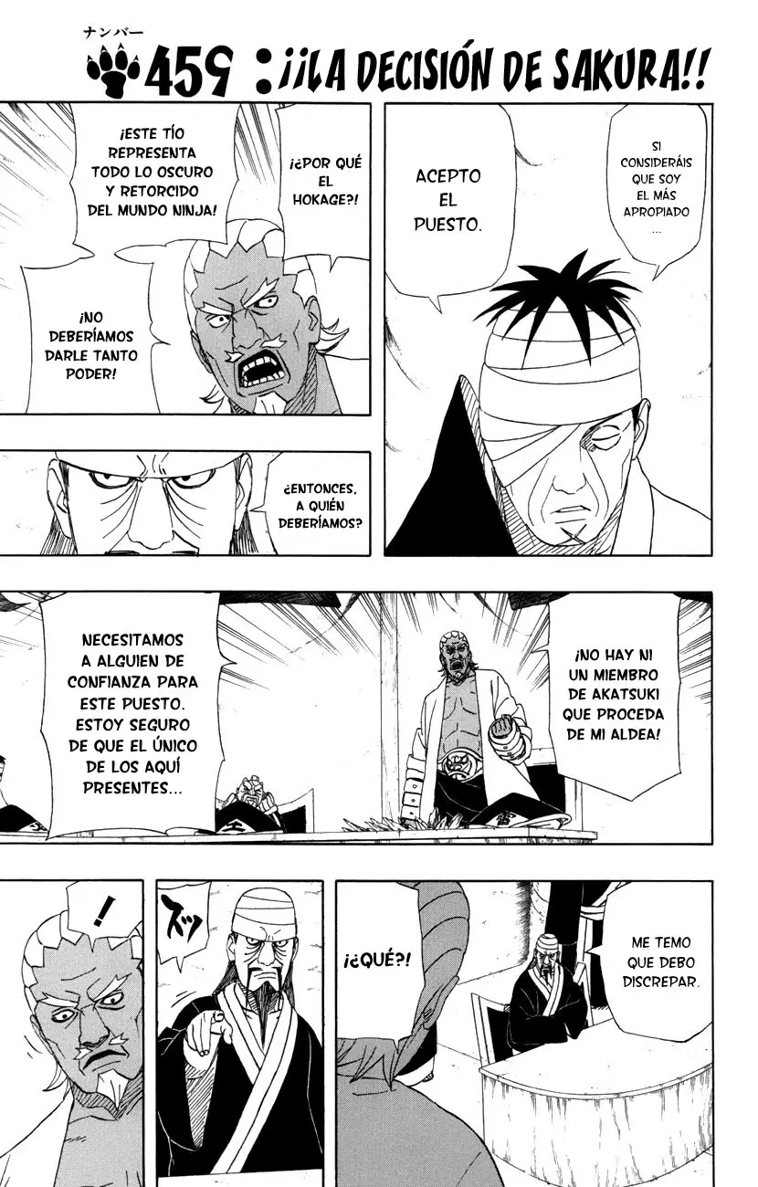 Naruto capítulo 459, página 1