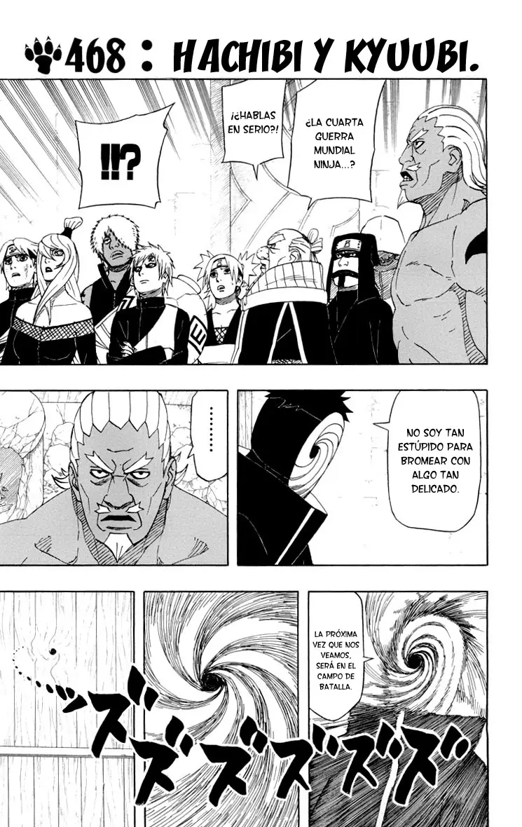Naruto capítulo 468, página 1