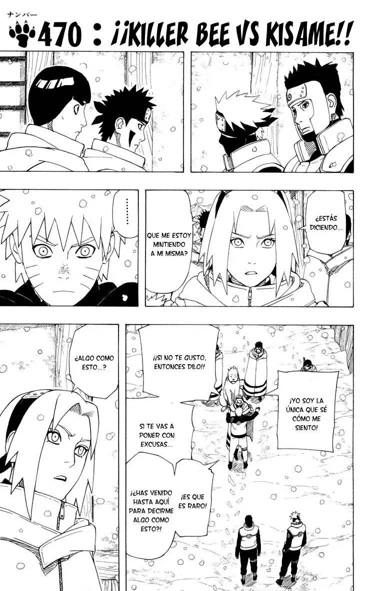 Naruto capítulo 470, página 1