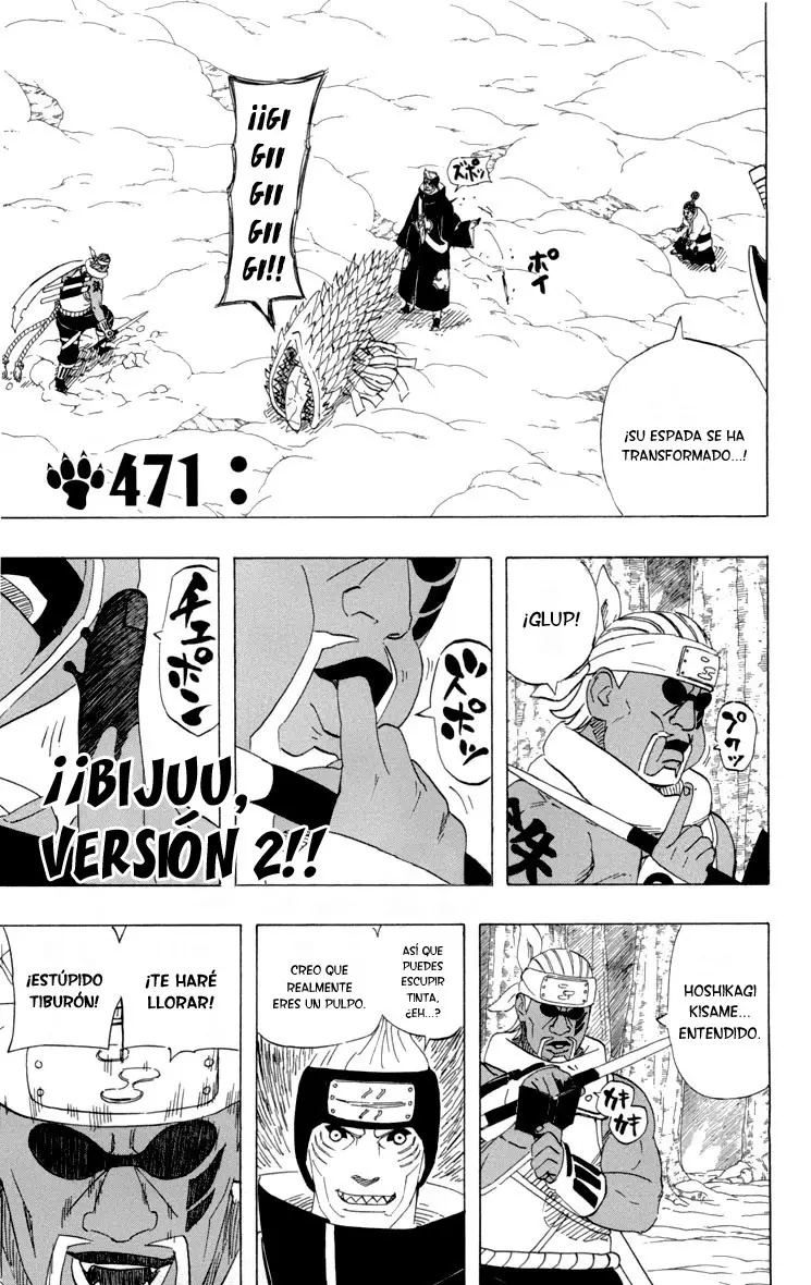 Naruto capítulo 471, página 1