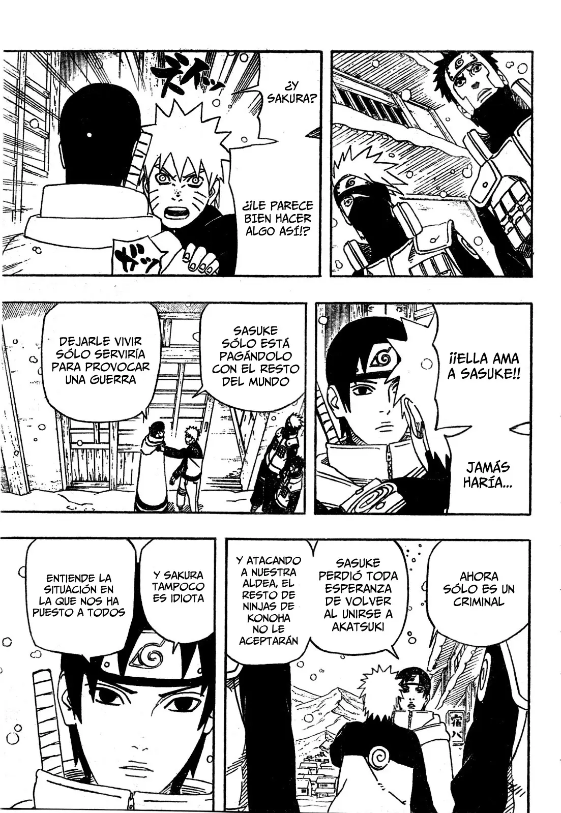 Naruto capítulo 474, página 3