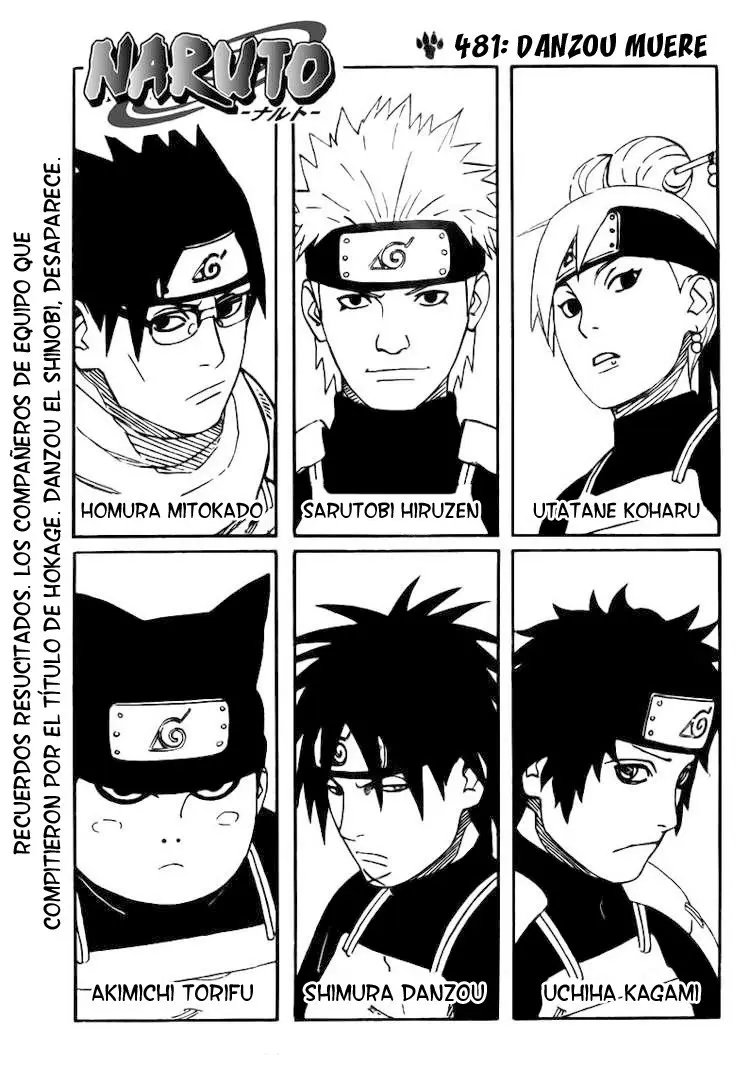 Naruto capítulo 481, página 1