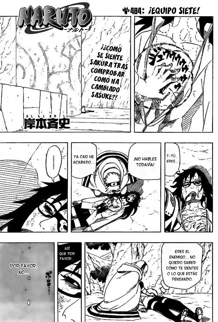 Naruto capítulo 484, página 1