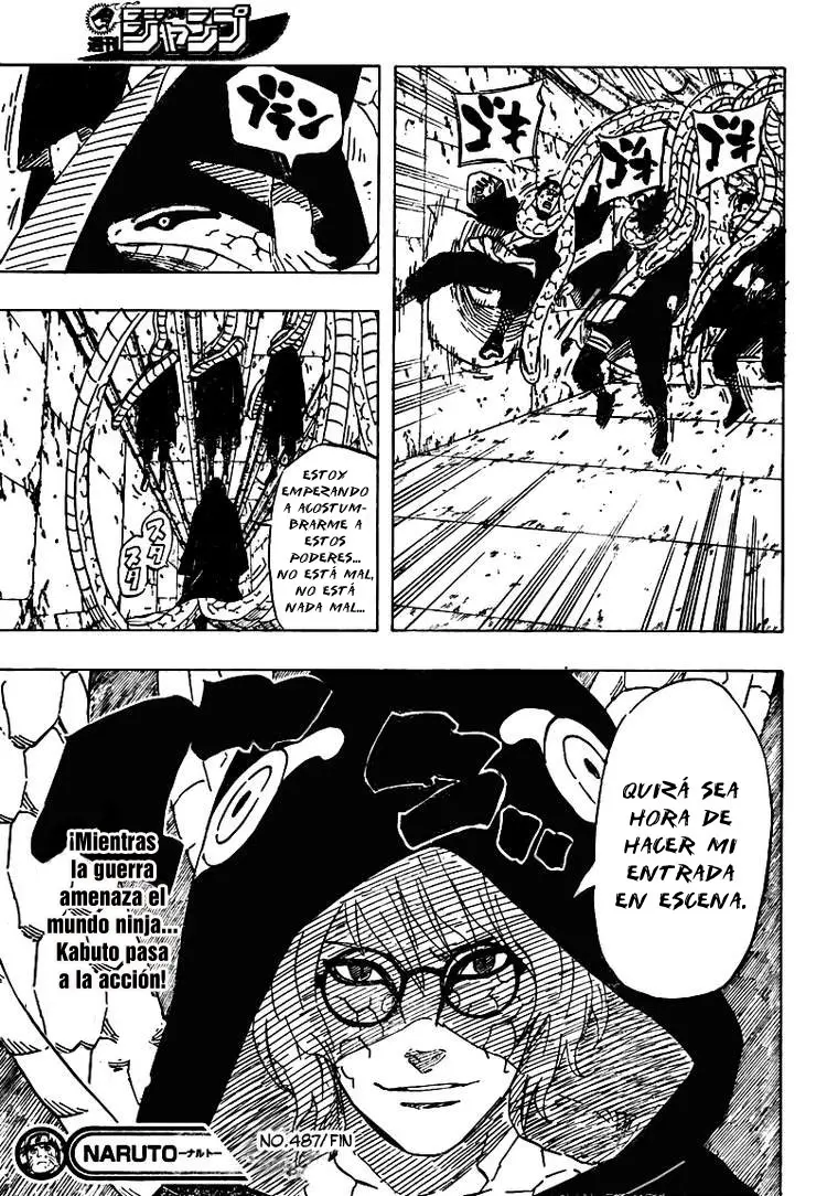 Naruto capítulo 487, página 17