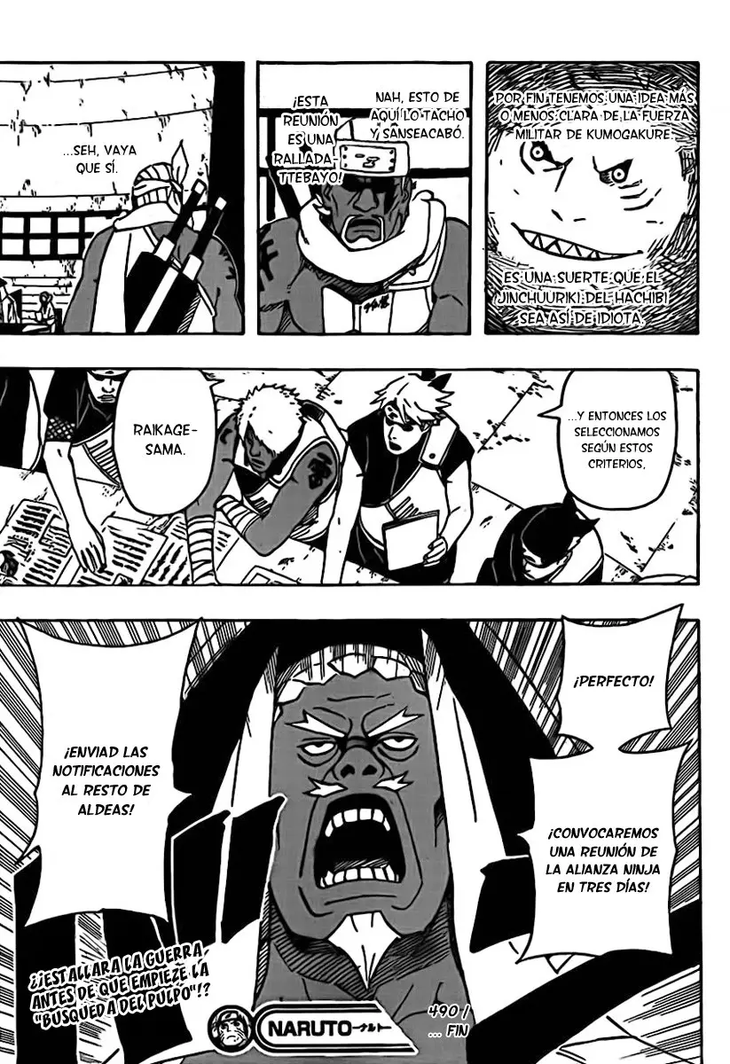 Naruto capítulo 490, página 17