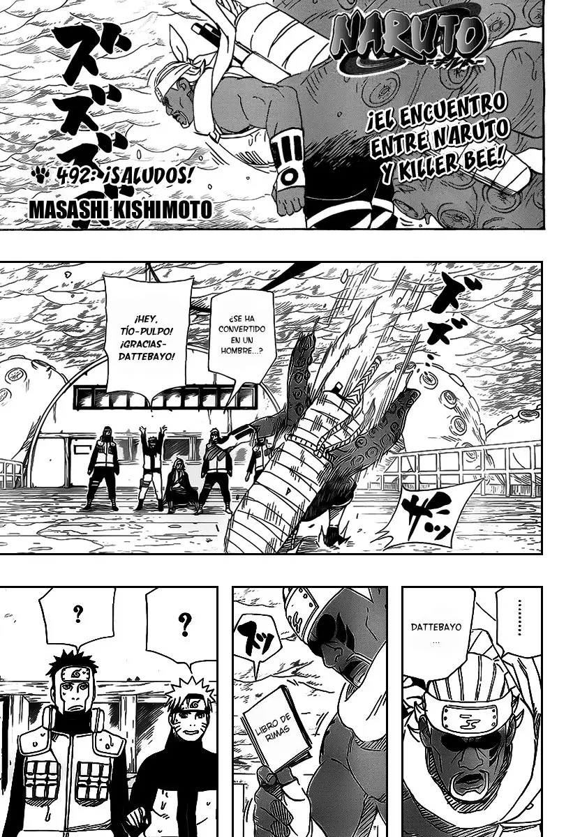Naruto capítulo 492, página 1