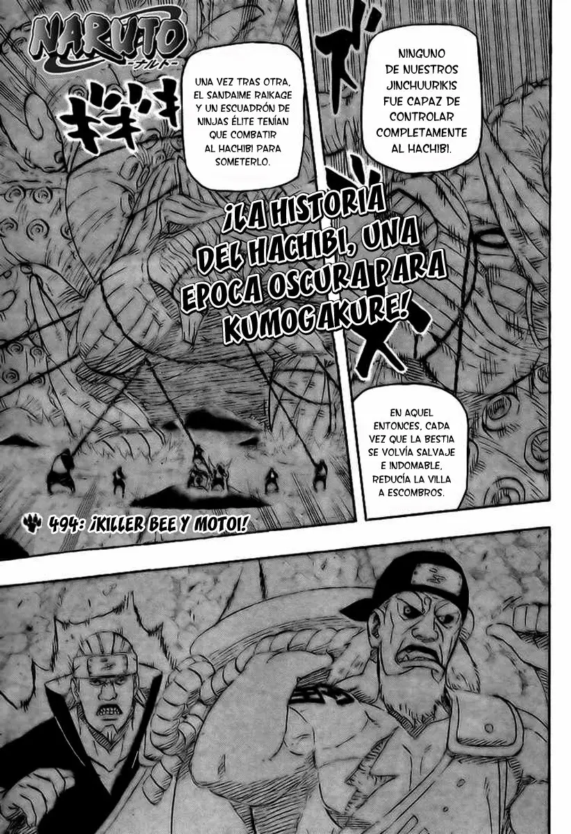 Naruto capítulo 494, página 1