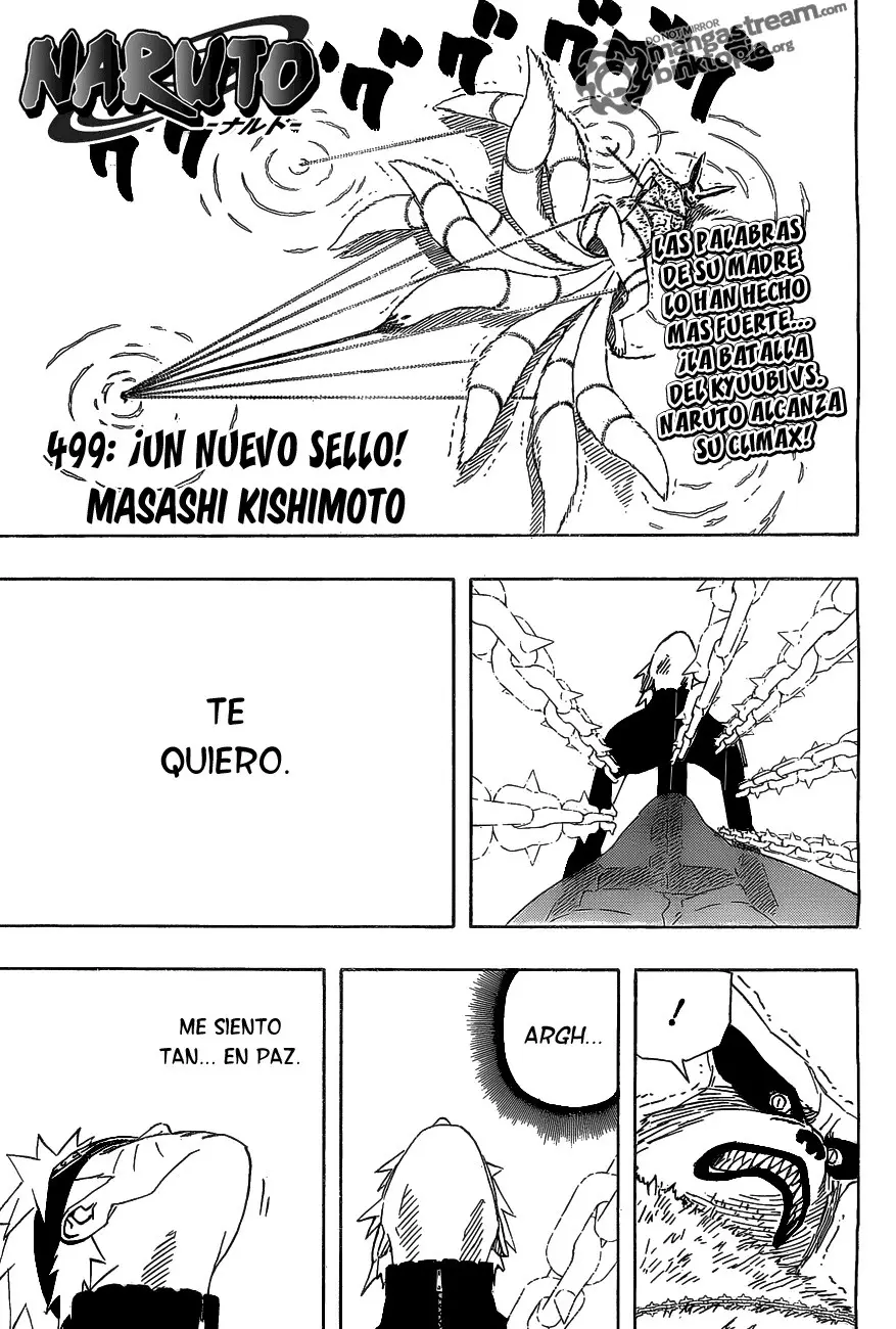 Naruto capítulo 499, página 1