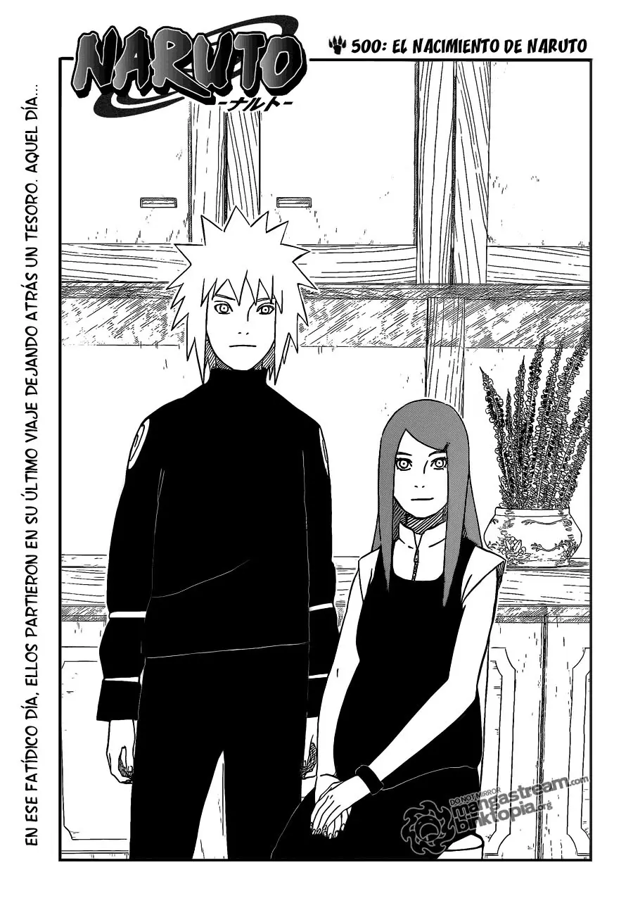 Naruto capítulo 500, página 1