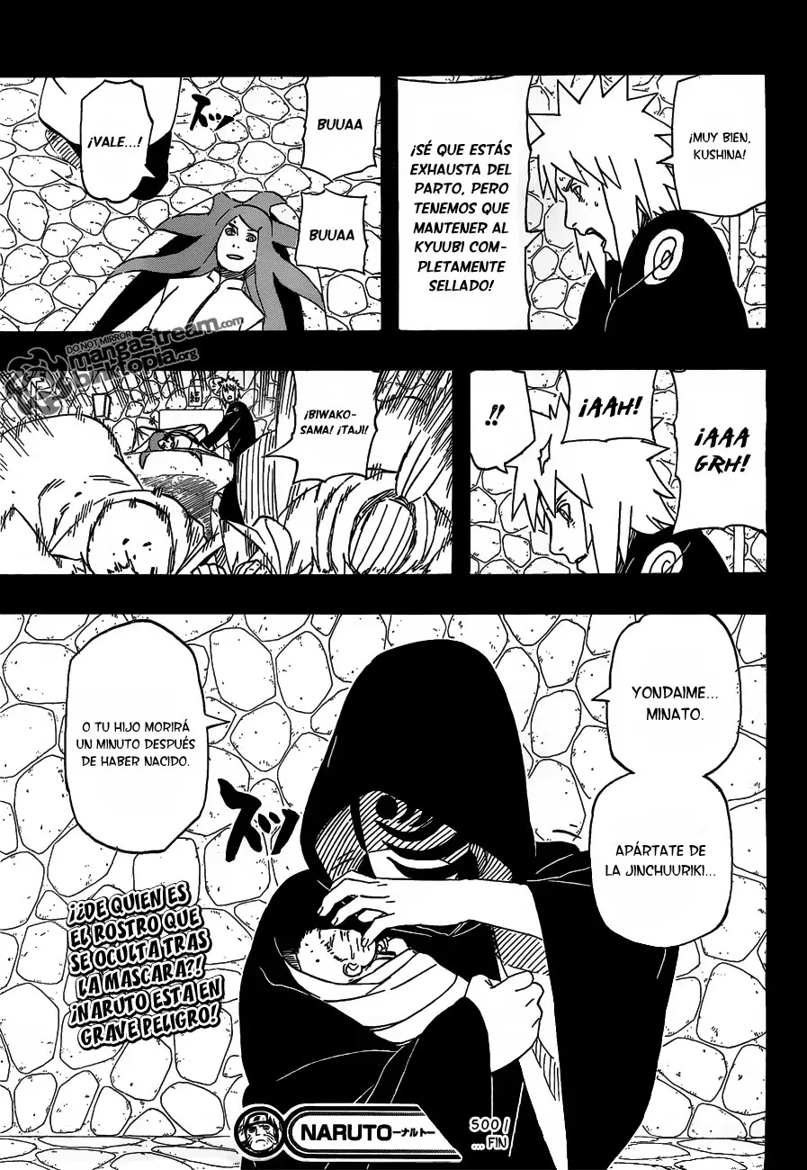 Naruto capítulo 500, página 17