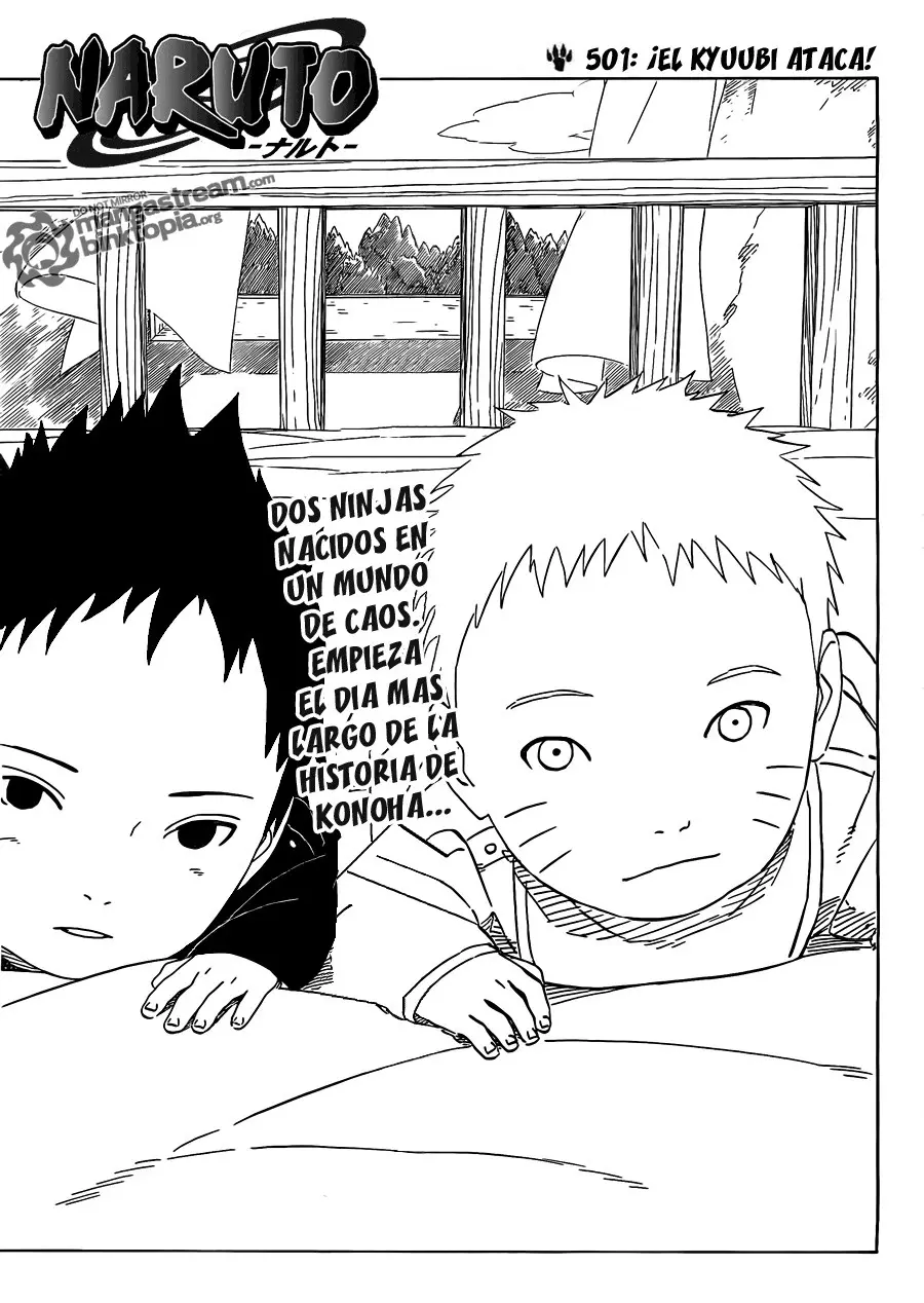 Naruto capítulo 501, página 1