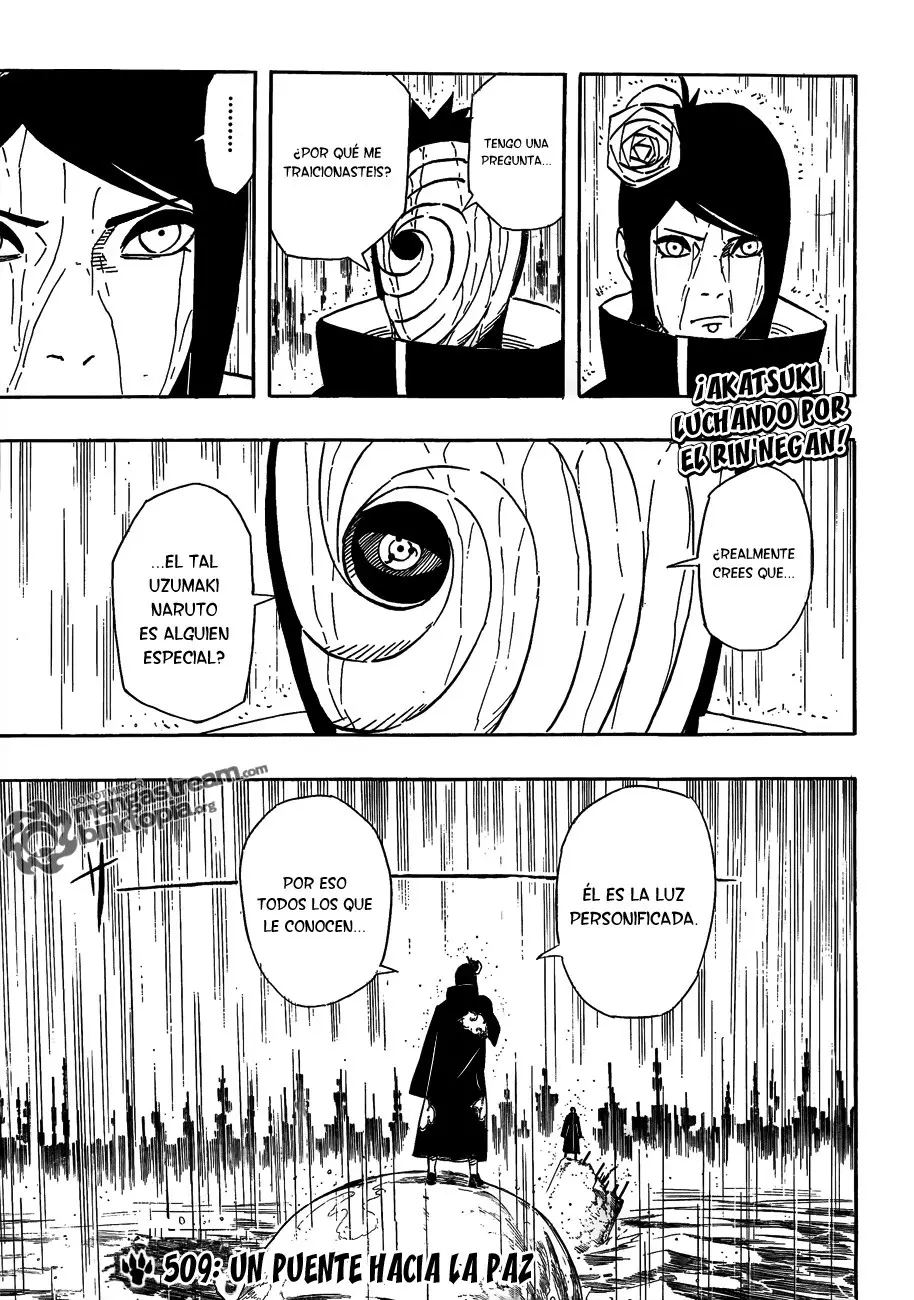 Naruto capítulo 509, página 1