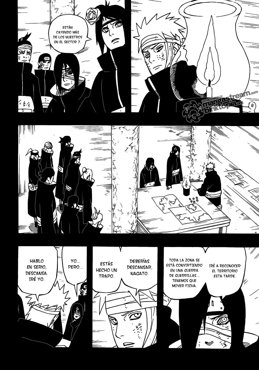 Naruto capítulo 509, página 8