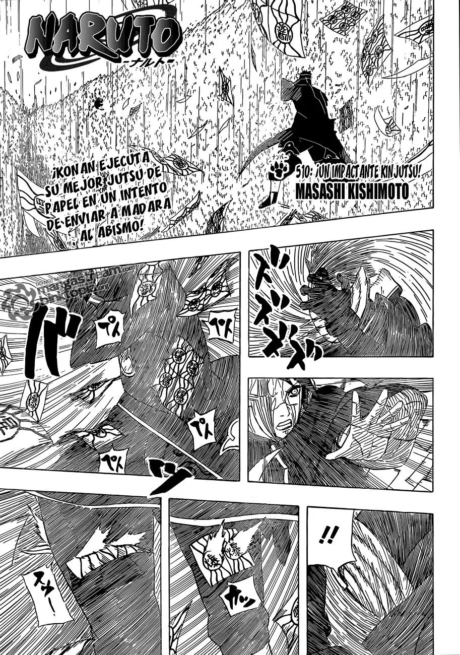 Naruto capítulo 510, página 1