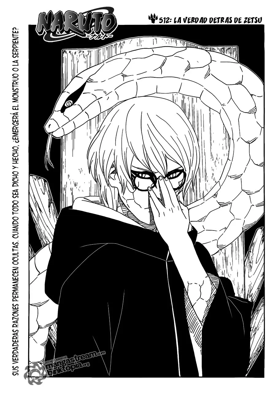 Naruto capítulo 512, página 1