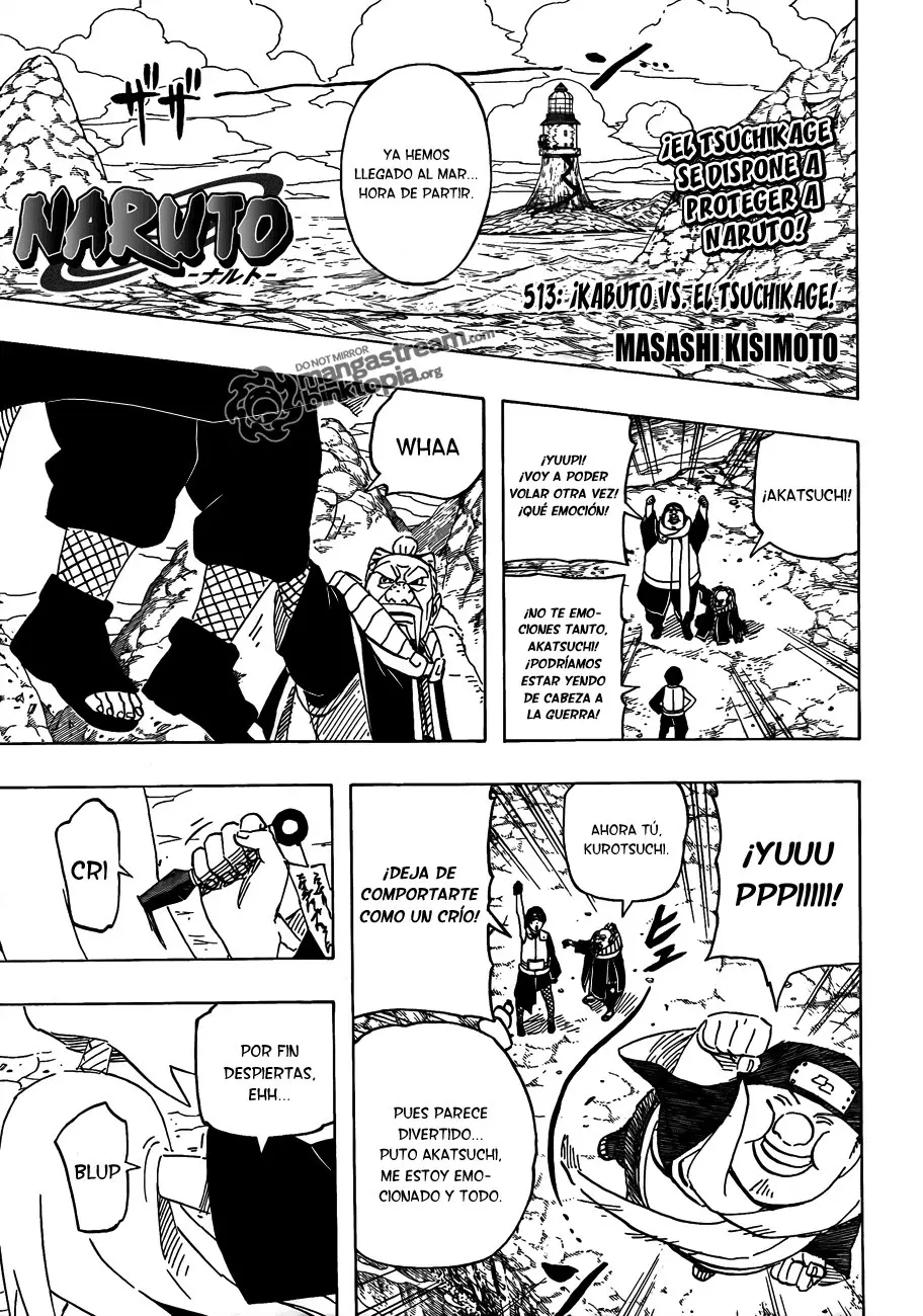 Naruto capítulo 513, página 1