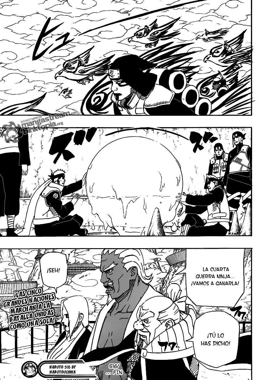 Naruto capítulo 516, página 16