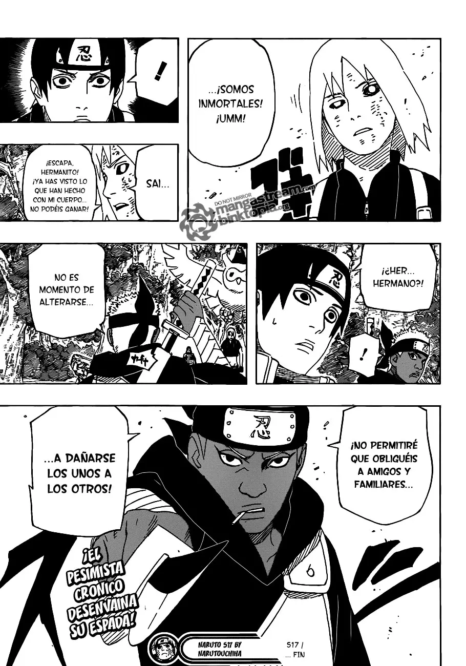 Naruto capítulo 517, página 16