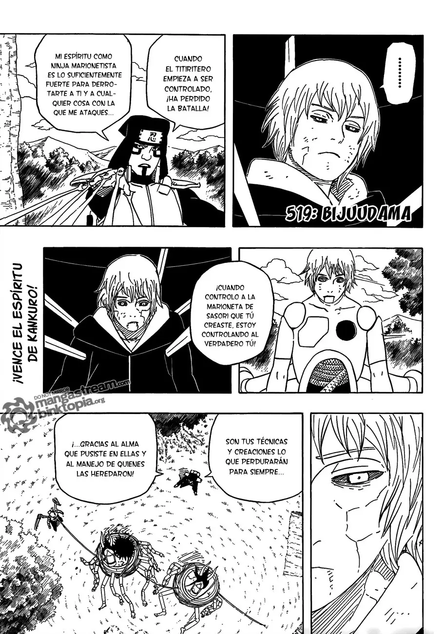 Naruto capítulo 519, página 1
