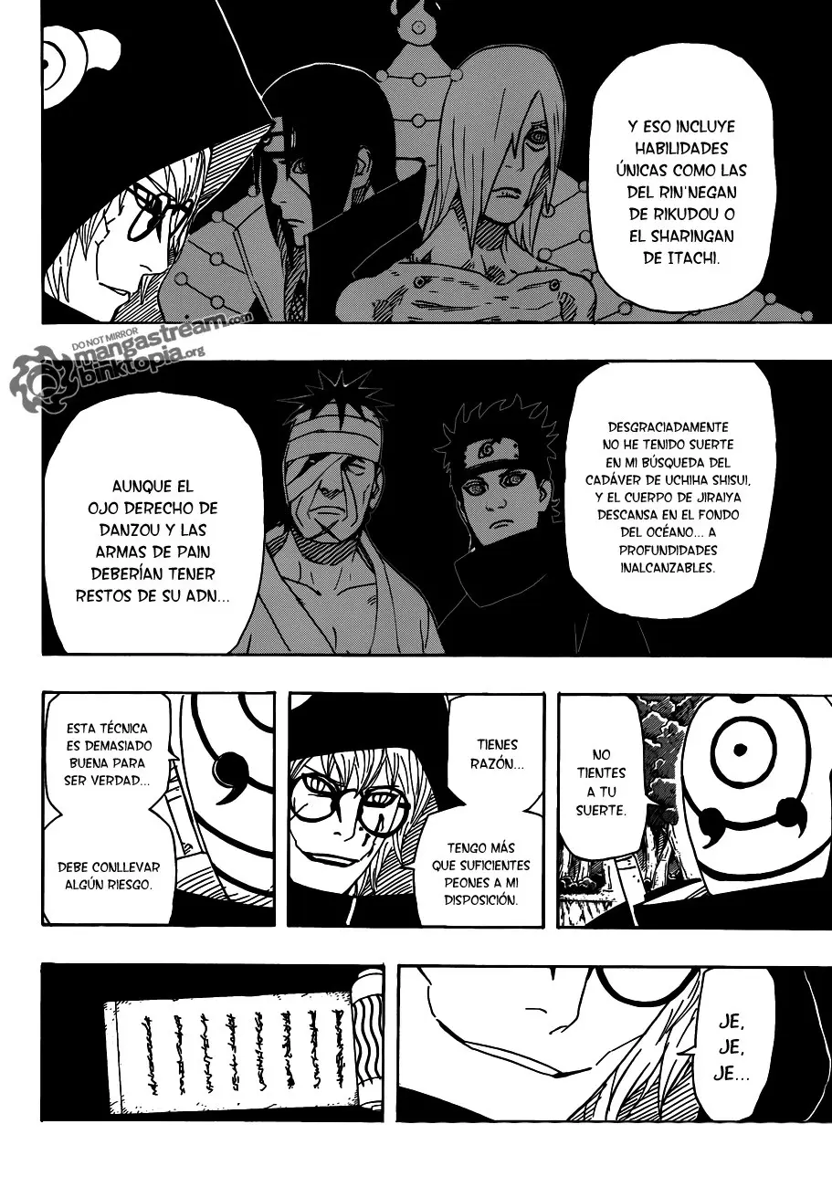 Naruto capítulo 520, página 14