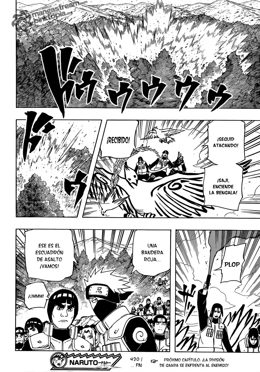 Naruto capítulo 520, página 18