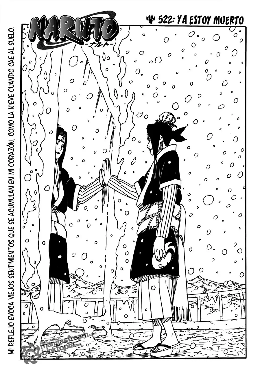 Naruto capítulo 522, página 1