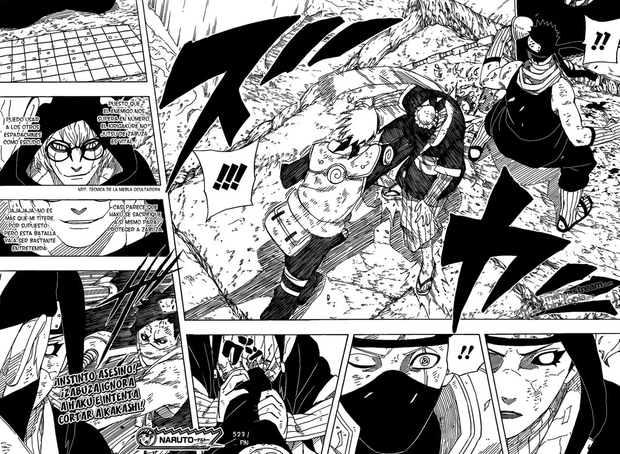 Naruto capítulo 523, página 16