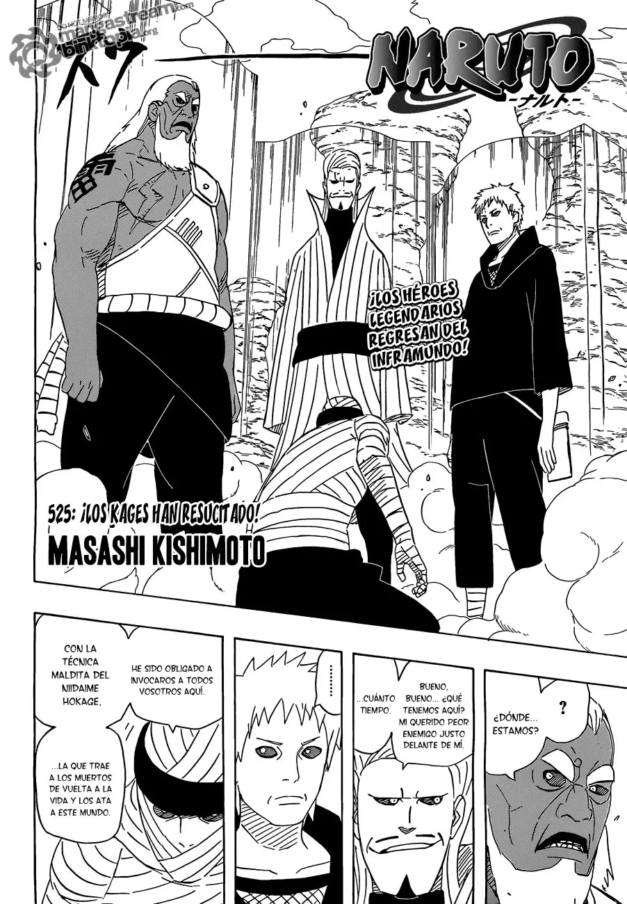 Naruto capítulo 525, página 2