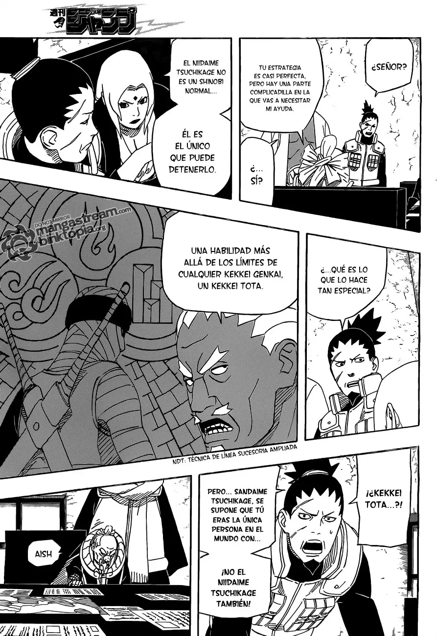 Naruto capítulo 525, página 15