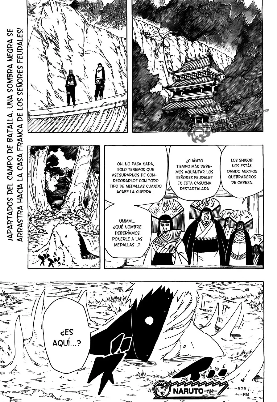Naruto capítulo 525, página 17