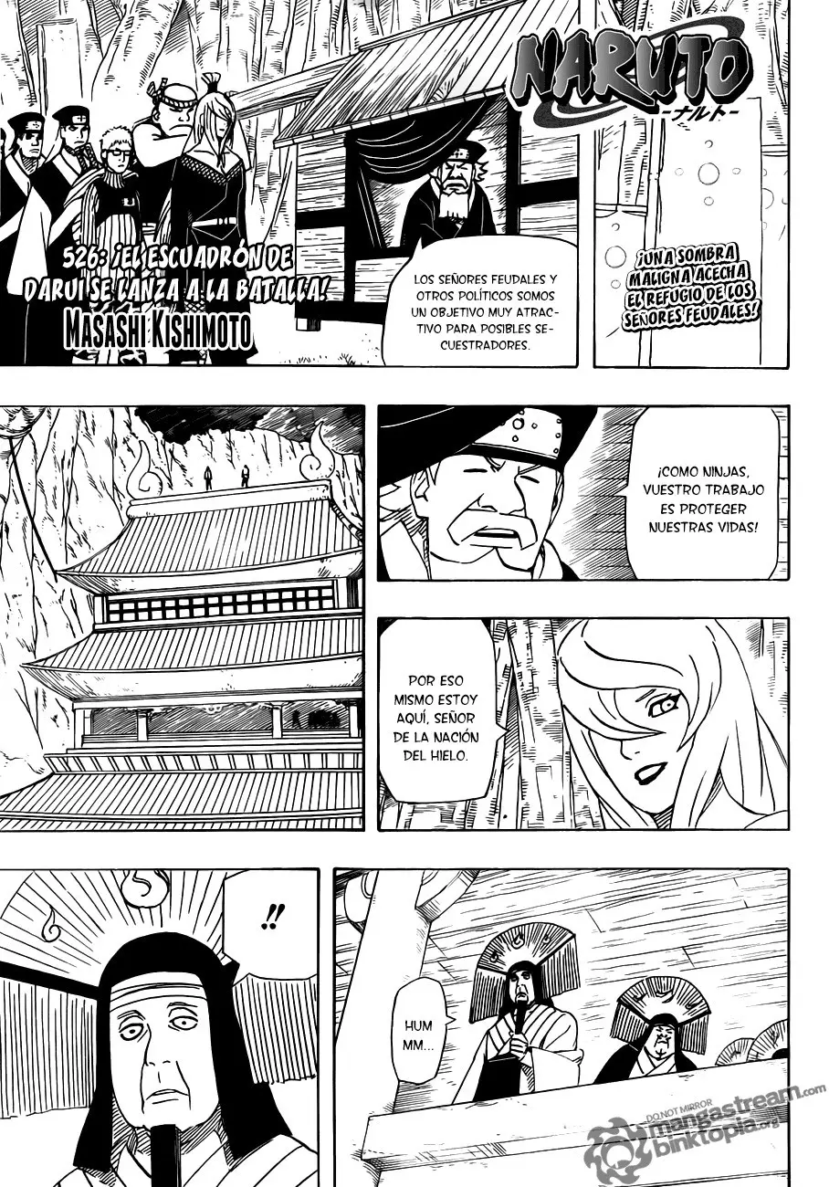Naruto capítulo 526, página 1