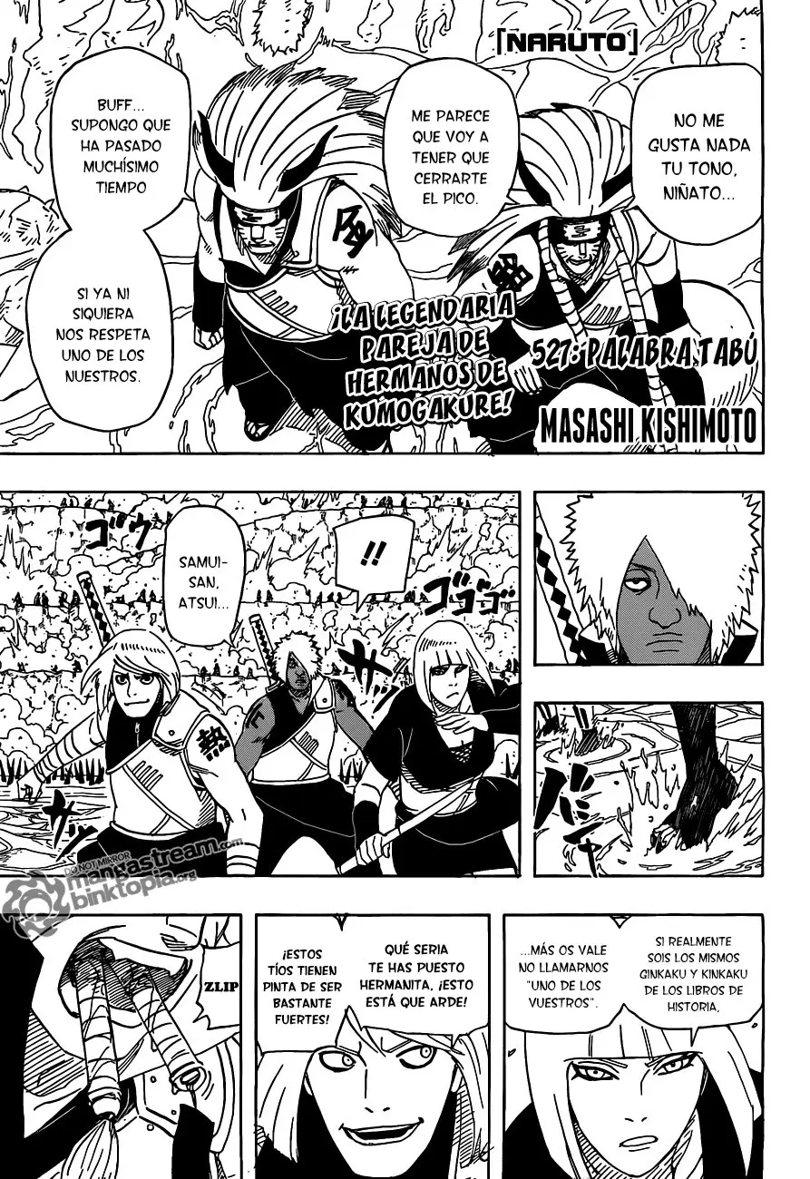 Naruto capítulo 527, página 1