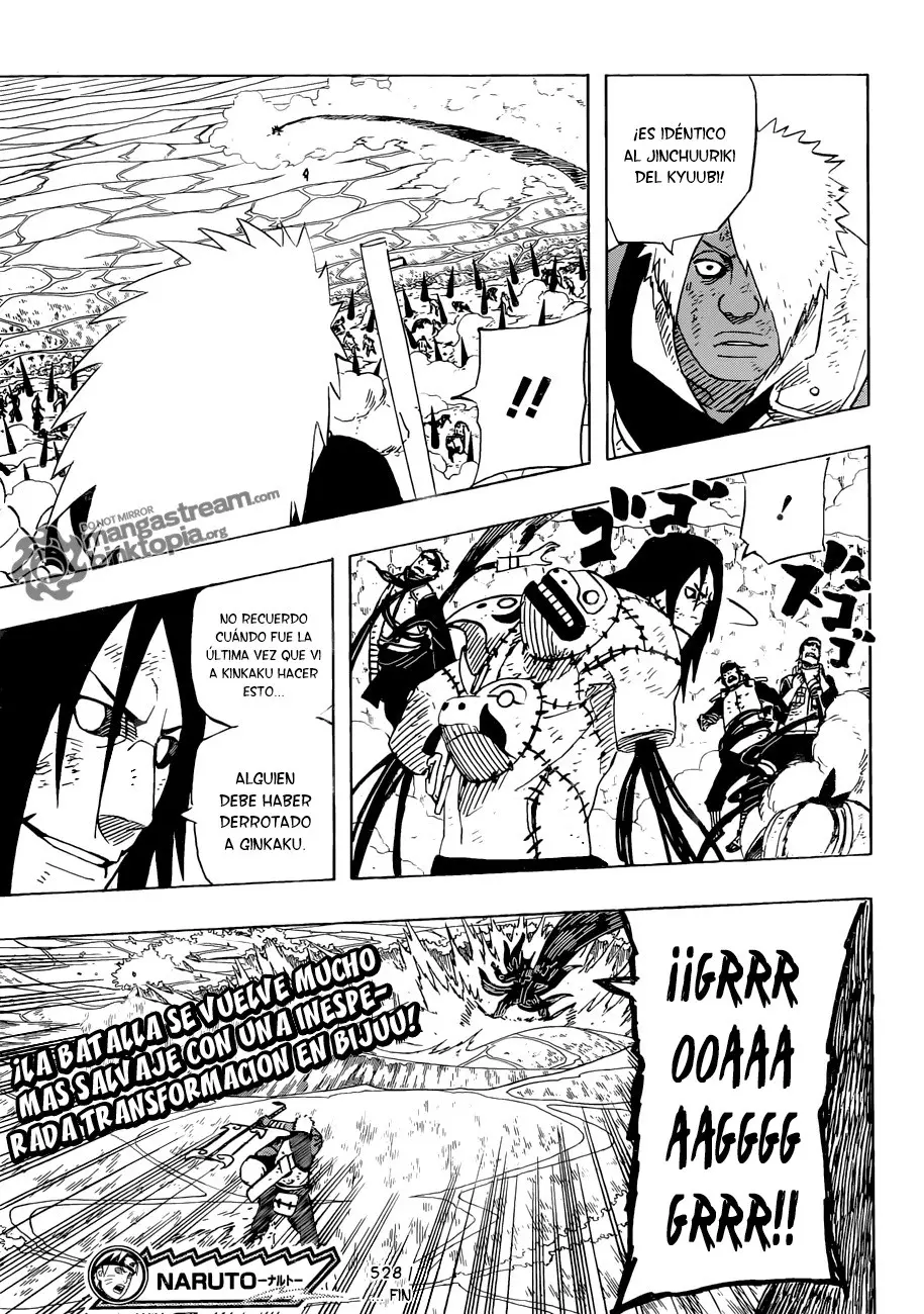 Naruto capítulo 528, página 15
