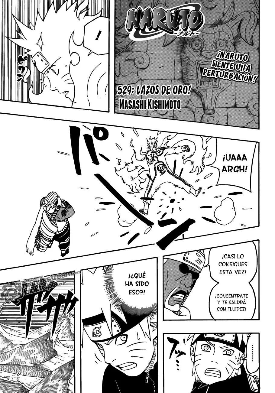 Naruto capítulo 529, página 1