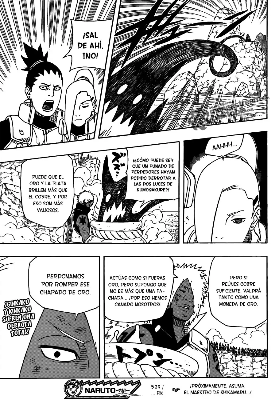 Naruto capítulo 529, página 17