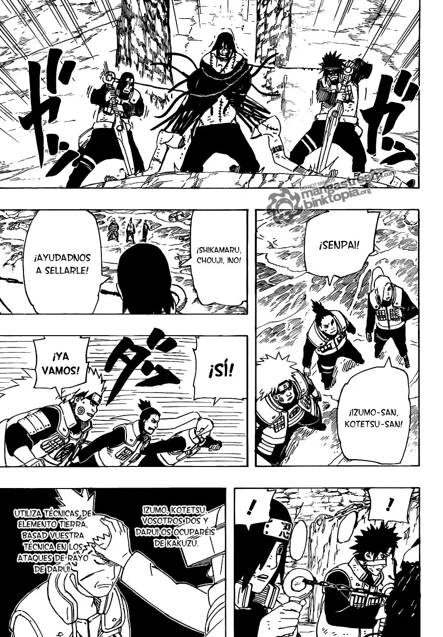 Naruto capítulo 530, página 9