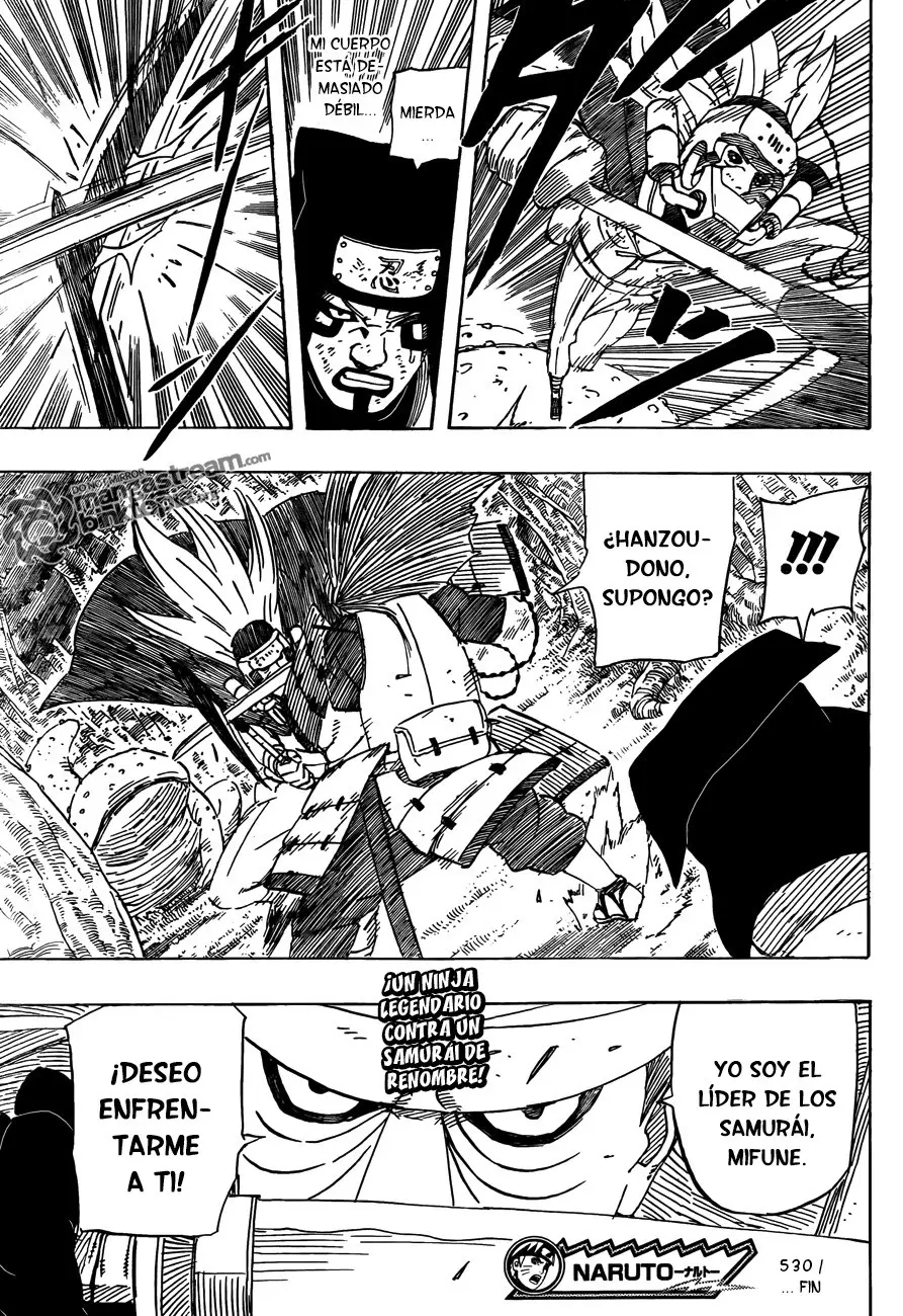 Naruto capítulo 530, página 17