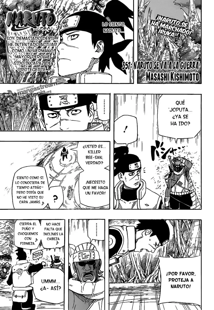 Naruto capítulo 536, página 1