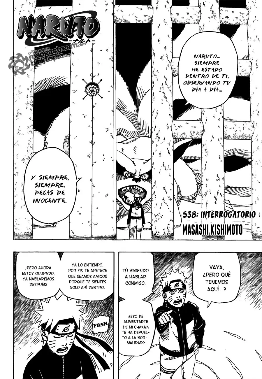 Naruto capítulo 538, página 3