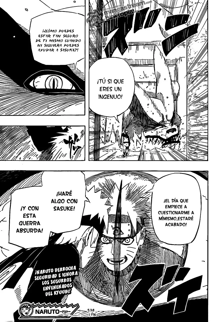 Naruto capítulo 538, página 18